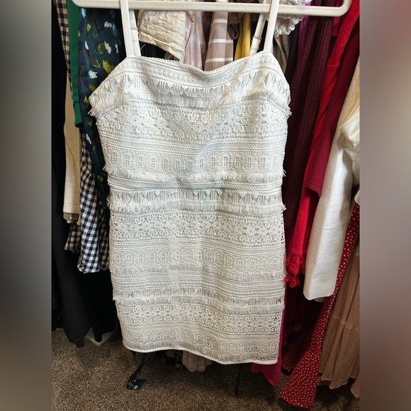 Sam Edelman Fringe White Dress - Picture 2 of 4